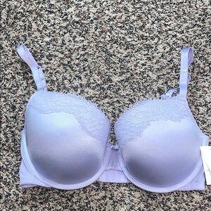 Auden Lace Push Up Demi Women's Bra in Light Purple Size 34DD | NWT